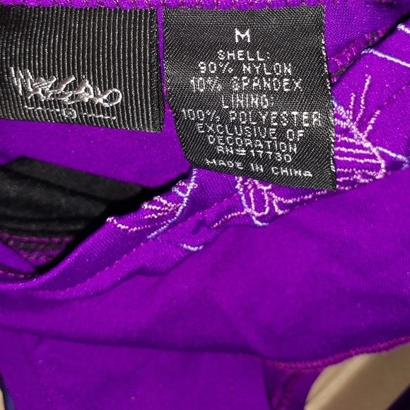 Purple Ruffle Bottom Bikini - Picture 5 of 6